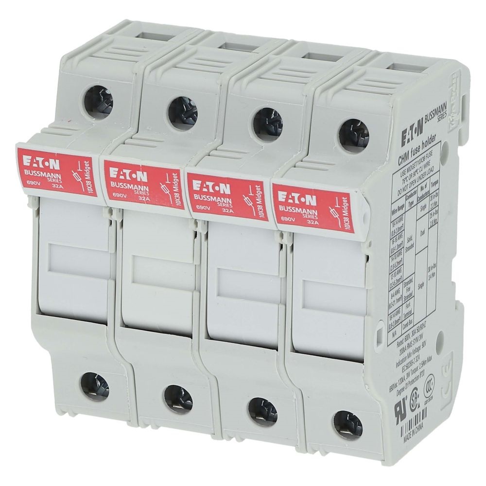 CHM4DU BASE PER 10X38, 32A, 690VAC,