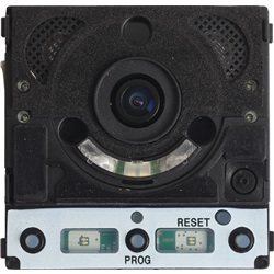 Modulo audio-video MTMV/01 con doppia retroilluminazione, sensore PAL/NTSC, zoom digitale, LED bianchi, comando elettroserratura, IP54, per sistemi controllo accessi e sicurezza