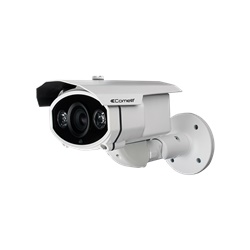 Telecamera IP bullet a colori bianca Full HD 1080p, ottica varifocale 2.8-12mm, IR LED array 50m, contenitore waterproof IP66, compatibile ONVIF