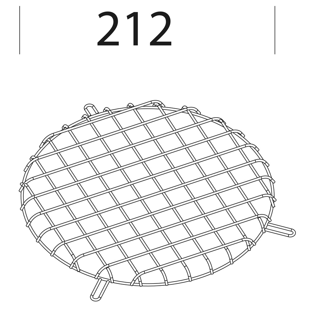 Gabbia protezione Cripto Medium 306 nero per illuminazione LED alta efficienza design moderno