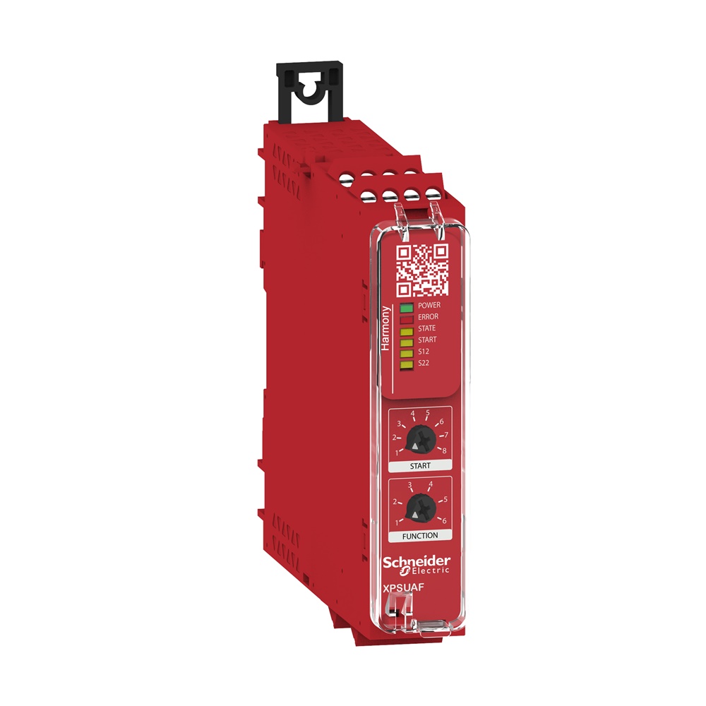 Modulo sicurezza Cat.4 NC/NC, NO/NC libero da potenz. e PNP/PNP 48-230V m.vite