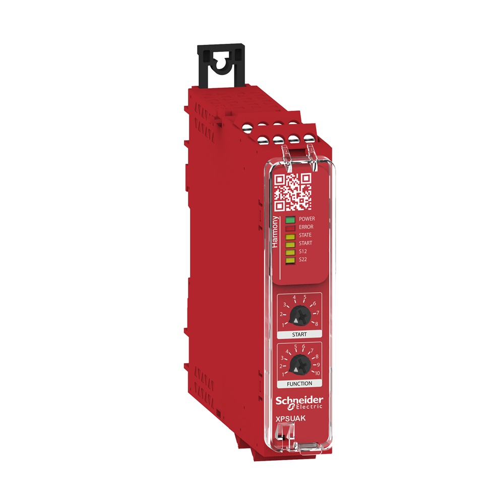 Modulo sicurezza Cat.4 caratt. XPSUAF +  PNP/NPN, tapp. sicur. 48-230V m.vite