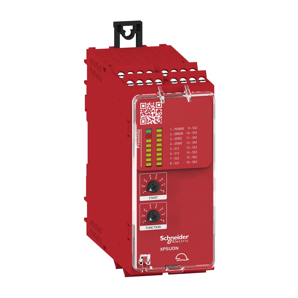 Modulo sicurezza Cat.4 caratt. n.6 XPSUAF 48-230V m.vite