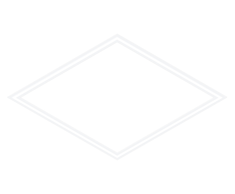 FRAME  TL 600X600 35W 3K C/AL