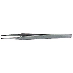 Pinzetta punte piatte 120 mm precisione settore elettrico materiali resistenti ergonomica