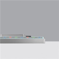 Mini - Applique/Plafoni - LED  - 48Vdc con controllo DMX512-RDM - L=511mm - Ottica Wall Washer