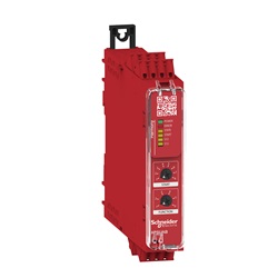 Modulo sicurezza Cat.1  NC/NC, NO/NC libero da potenz. e PNP/PNP 24V m.molla