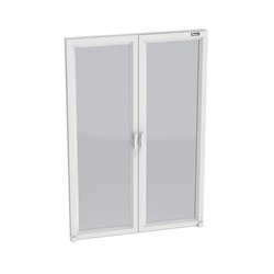 NETCONDUALSLIDINGDOOR,2D,SILVER,EA