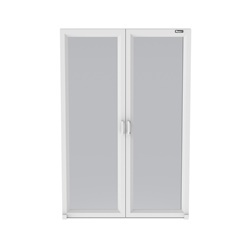 NETCONDUALSLIDINGDOOR,2D,SILVER,EA