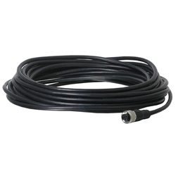 Cavo schermato M12 femmina 5 poli 0,34 mm² 10 m per automazione industriale