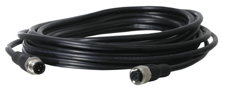 Cavo schermato M12 5 conduttori 0,34 mm² lunghezza 10 m per automazione industriale