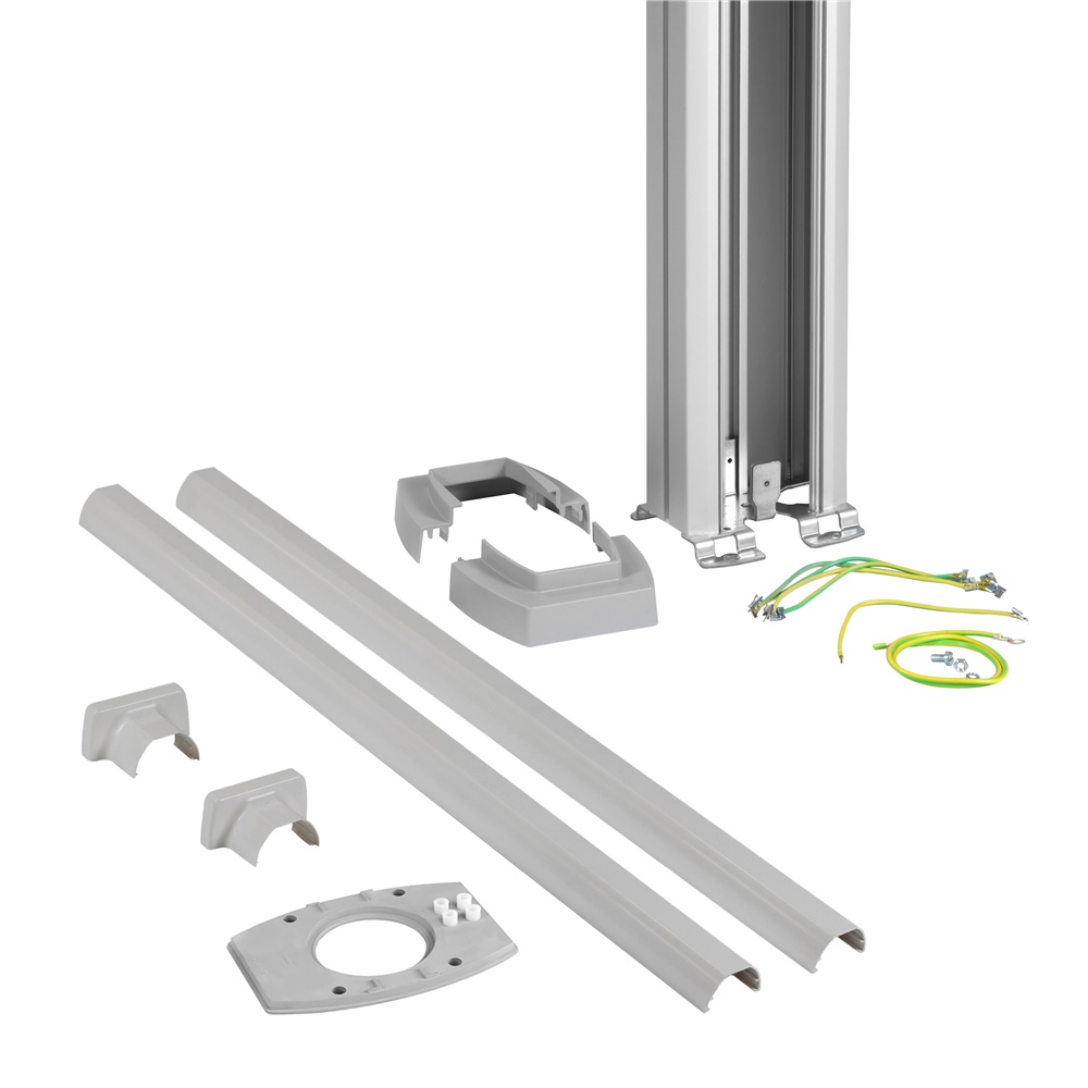 Colonna monofacciale alluminio 2,7-4,1m robusta leggera per impianti elettrici professionali