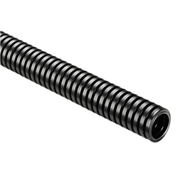 Guaina robotica PA12 flessibile DN12 protezione cavi industriale 50m nero