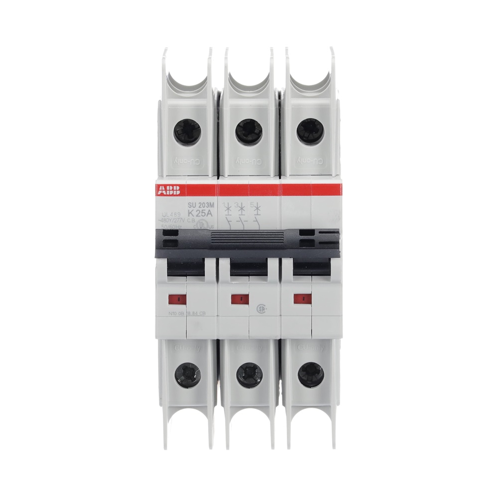 Interruttore automatico modulare SU200M 3 poli 25A curva K 400V AC 11,2kA