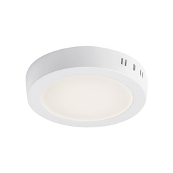Plafoniera LED 12W bianca IP20 3000K luce calda per interni design compatto