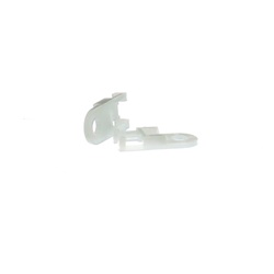 Basetta montaggio 2 vie nylon naturale 10,1x22,5 mm per impianti elettrici confezione 100 pezzi