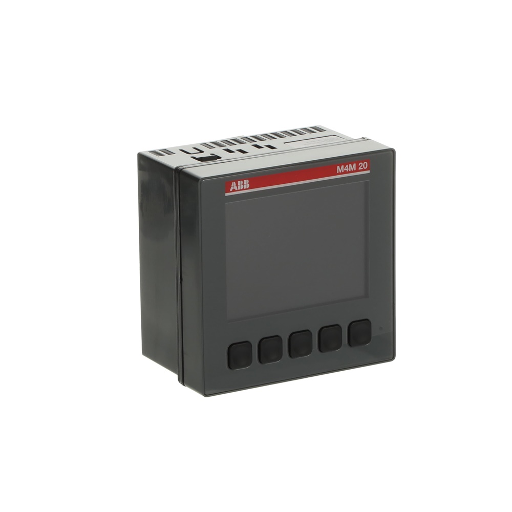 Analizzatore rete M4M 20 con 2 uscite digitali, alimentazione 48-240V AC/DC, Bluetooth per monitoraggio impianti industriali e civili