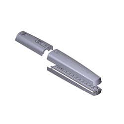 GRUPPO PLASTICHE EST. RAL7024 AXI20