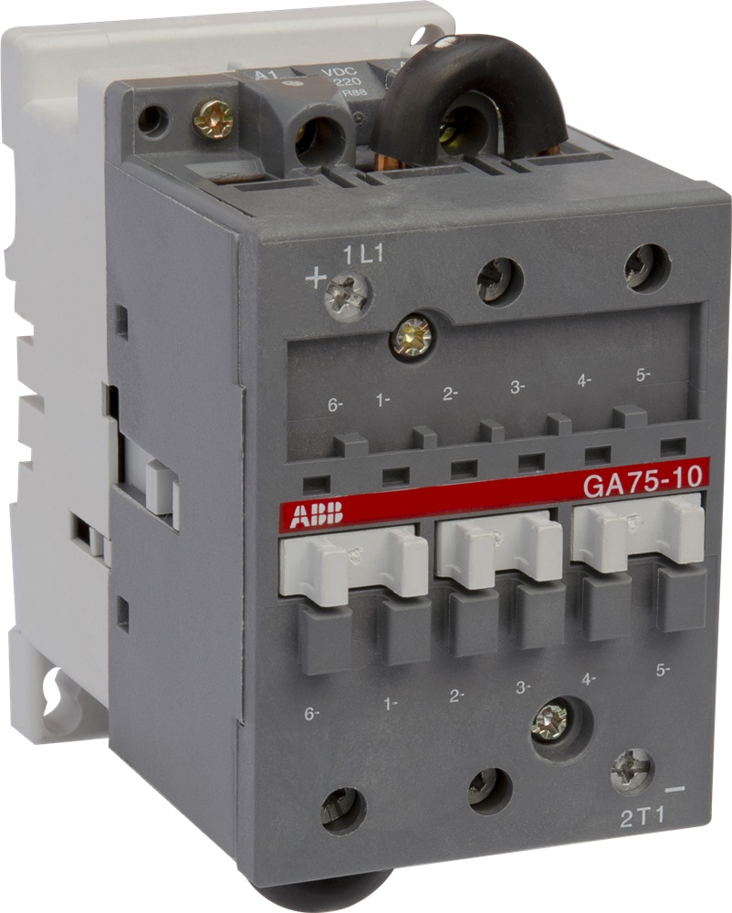 Contattore GA75-10-00 220-230V 50Hz / 230-240V 60Hz per commutazione circuiti DC con soppressione arco magnetica