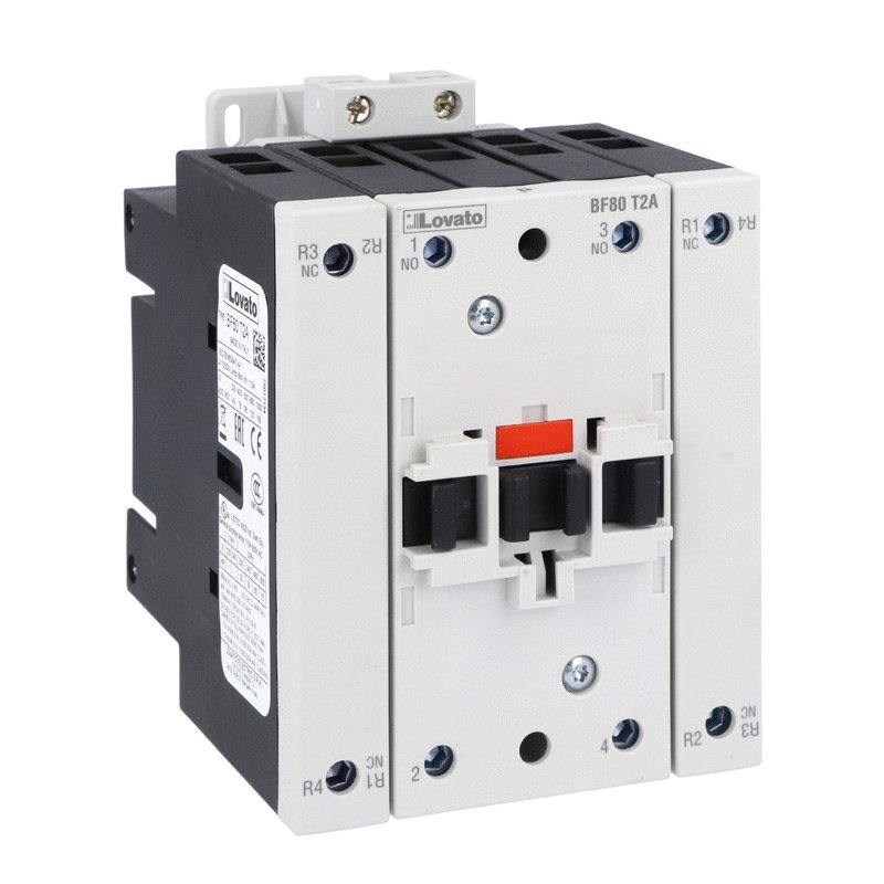 Contattore quadripolare 115A AC1 230VAC 2NA 2NC uso industriale