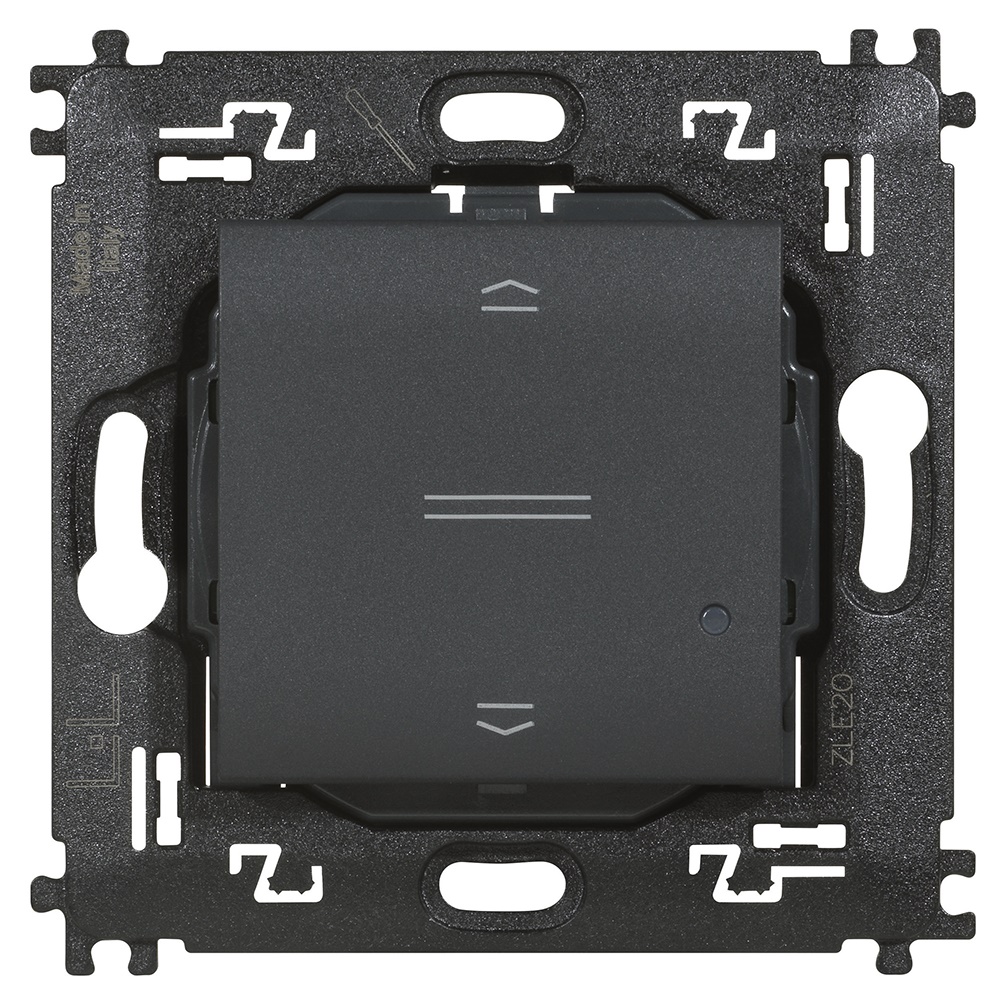 Comando tapparelle wireless antracite 2 moduli controllo multiplo batteria lunga durata