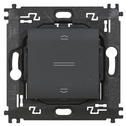 Comando tapparelle wireless antracite 2 moduli controllo multiplo batteria lunga durata
