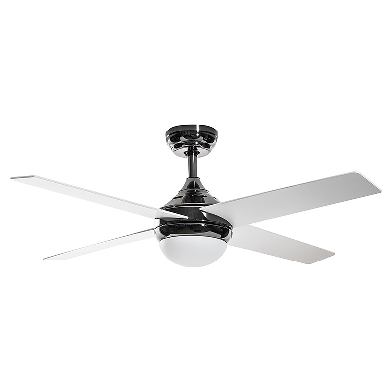 Ventilatore soffitto LED 18W pale legno bianco/grigio telecomando ambienti interni