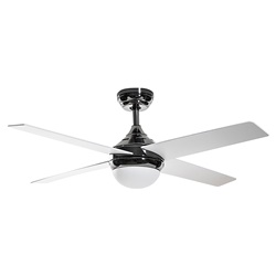 Ventilatore soffitto LED 18W pale legno bianco/grigio telecomando ambienti interni