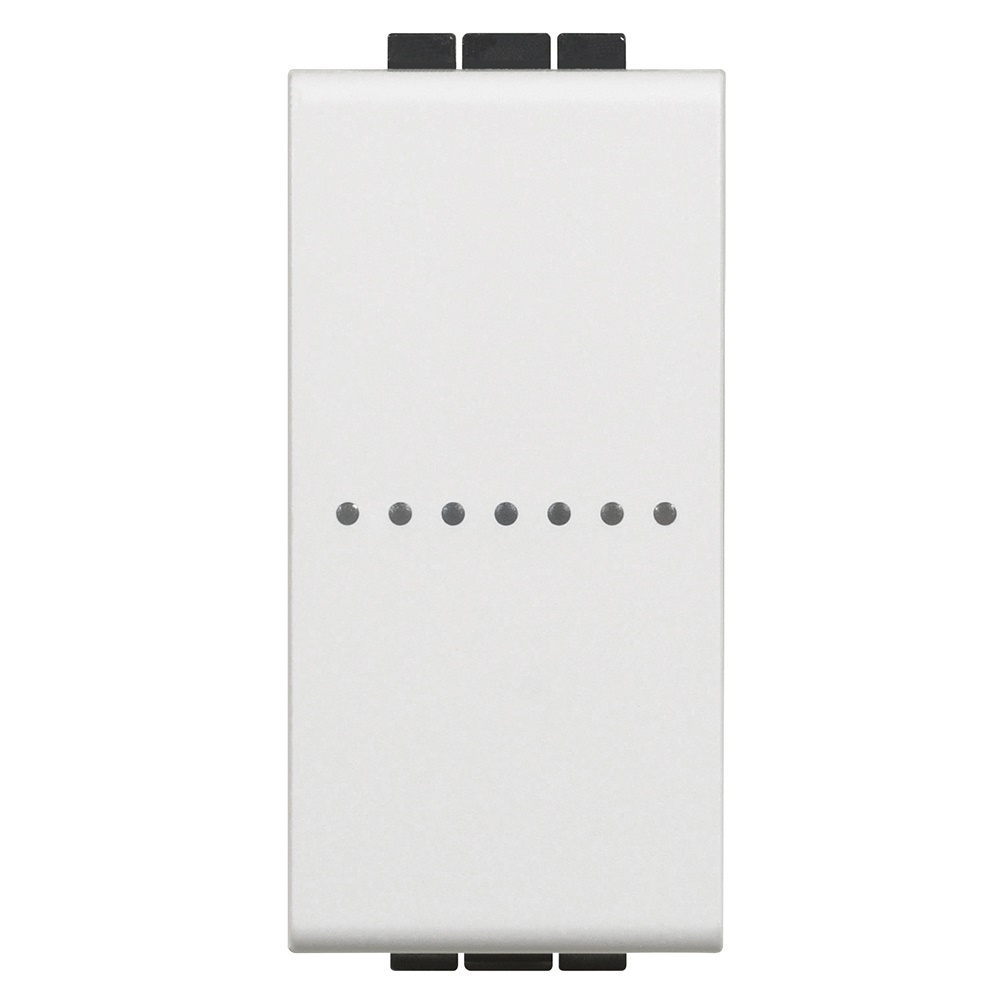Deviatore connesso bianco 250W controllo luci locale e remoto domotica