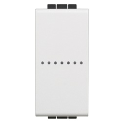 Deviatore connesso bianco 250W controllo luci locale e remoto domotica