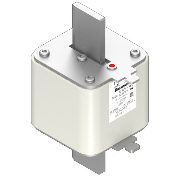 Fusibile cartuccia corsa rapida 500A 1250V AC protezione semiconduttori IEC 60269-4