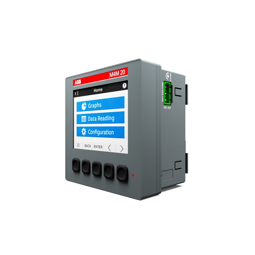 Analizzatore rete M4M 20 Ethernet Modbus TCP monitoraggio parametri elettrici industriale e civile