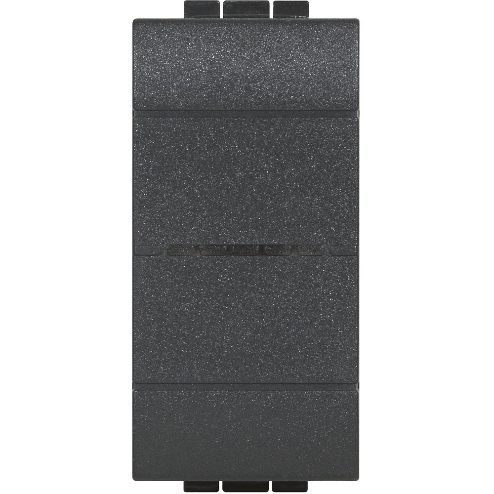 Interruttore dimmer antracite con controllo remoto e locale, compatibile LED/incandescenza, potenza max 150W, per gestione luce personalizzata ambienti residenziali e commerciali
