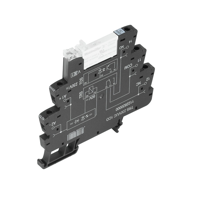 Relè elettromeccanico 48V 1CO con base LED indicatore per applicazioni elettriche di precisione e sicurezza