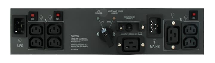 Bypass PDU 16A PowerValue 11 RT per manutenzione continuità alimentazione impianti elettrici professionali
