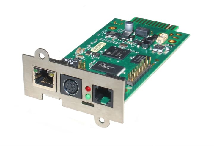 Scheda comunicazione avanzata CS141 SNMP slot per monitoraggio sistemi alimentazione 6-10 kVA