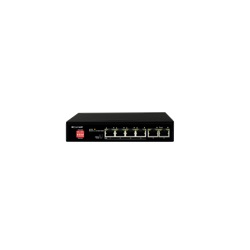 SWITCH POE, 4 PORT+2GE UPLINK, EXTERNAL PS