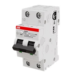 Interruttore differenziale magnetotermico DS201 1P+N 30mA 10A Tipo A APR per protezione circuiti monofase