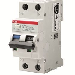 Interruttore differenziale magnetotermico DS201 1P+N 25A 30mA Tipo A per impianti civili e industriali