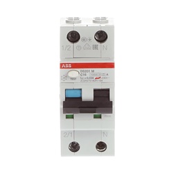 Interruttore differenziale magnetotermico DS201 M 16A 30mA 1P+N Tipo A C per protezione impianti residenziali e commerciali