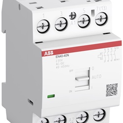 Contattore installazione EN40-40N-01 40A 4 NO 24V CC/CA uso domestico e industriale