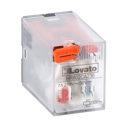 RELE INDUSTRIALE 2SC 7A 230VAC +LED