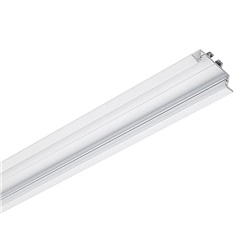 Profilo alluminio bianco incasso sottile 2m per strip LED interni design lineare