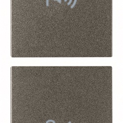 Due mezzi tasti intercambiabili 1 modulo ON/OFF volume Metal per impianti elettrici