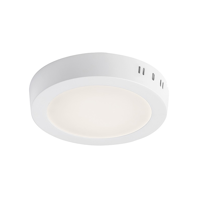Plafoniera LED 18W bianca IP20 3000K CRI80 per interni residenziali e commerciali