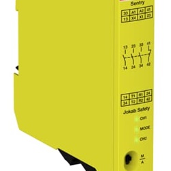 Relè sicurezza SENTRY SSR10 24VDC 3NO+1NC monitoraggio dispositivi sicurezza industriale