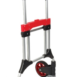 Carrello pieghevole telescopico in alluminio capacità 200 kg con ruote a scomparsa ergonomico trasporto professionale