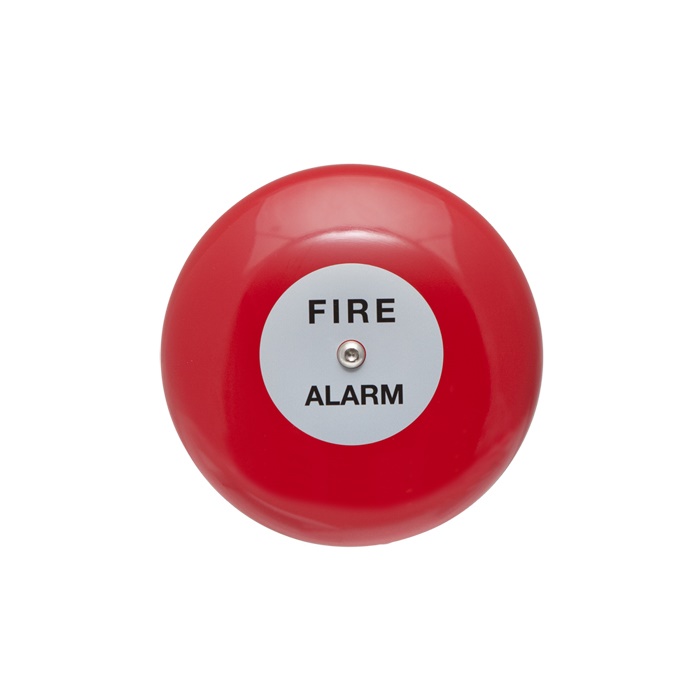 Campana interno 6 alluminio, 95dB(A), 11mA, IP33C, 19-28VDC, Ø150x64mm, EN54-3