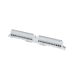 Morsettiera 12 Moduli Bipolare 2x(3x16+11x10) per Quadri Distribuzione Serie 40 CD