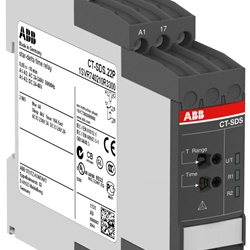 Relè temporizzato elettronico CT-SDS.22P funzione stella-triangolo 2 contatti 24-240V AC/24-48V DC uso industriale